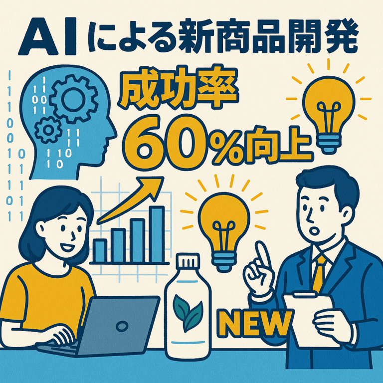 AIを活用した新商品開発、成功率60%向上 — 最新調査結果が示す企業競争力の転換点
